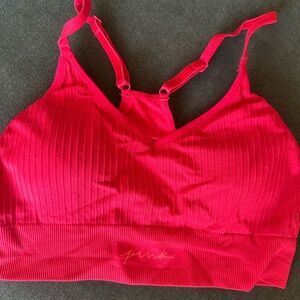 PINK Victoria's Secret Red Sports Bra